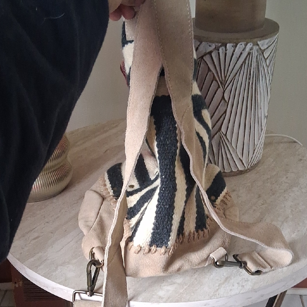 Free People multicolor patchwork backpack - Picture 4 of 9